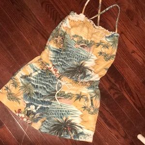 LUCKY BRAND TROPICAL ROMPER